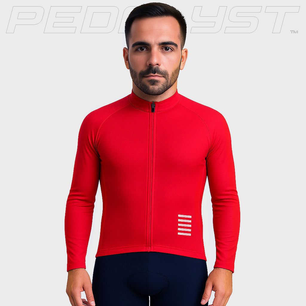 P | Professionellt Långärmat Cykelset